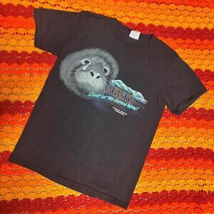 American Vintage Men's Black Tshirt